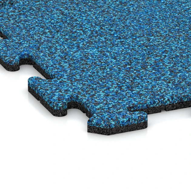 Detailaufnahme der Randausprägung von WARCO-Produkt 0134, Zwembadrandtegel, Format 500 x 500 x 18 mm, Farbe Atlantisch.