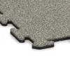 Detailaufnahme der Randausprägung von WARCO-Produkt 0218, Sportvloerplaat HD 1,8 cm, Format 1000 x 1000 x 18 mm, Farbe Lichtgrijs Graniet.