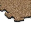 Detailaufnahme der Randausprägung von WARCO-Produkt 0313, Zwembadrandtegel, Format 1000 x 1000 x 18 mm, Farbe Rattan Lounge.