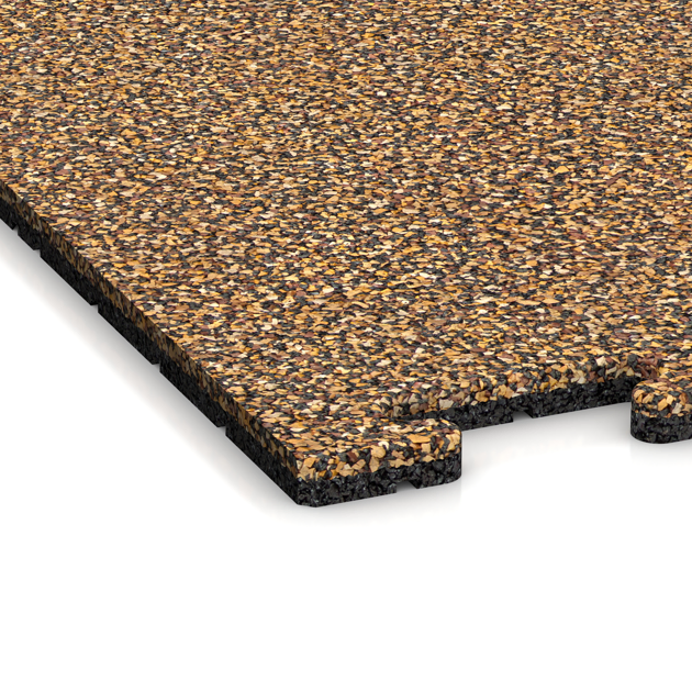 Detailaufnahme der Randausprägung von WARCO-Produkt 4776, Randtegel HD, Format 1000 x 485 x 18 mm, Farbe Rattan Lounge.