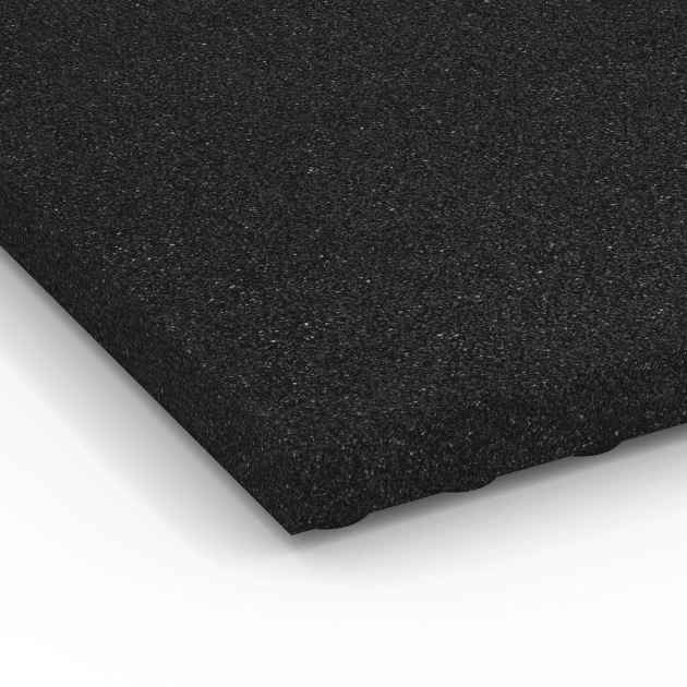 Detailaufnahme der Randausprägung von WARCO-Produkt 6648, Staltegel Luxe, Format 100 x 50 x 5 cm, Farbe Antraciet.