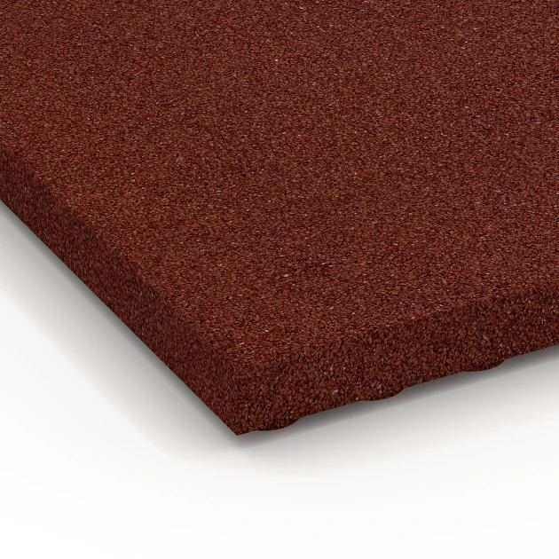 Detailaufnahme der Randausprägung von WARCO-Produkt 6649, Staltegel Luxe, Format 100 x 50 x 5 cm, Farbe Baksteenrood.