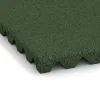 Detailaufnahme der Randausprägung von WARCO-Produkt 0624, Valtegel, Format 500 x 500 x 40 mm, Farbe Grasgroen.