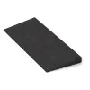 Detailaufnahme der Randausprägung von WARCO-Produkt 2508, Drempelhulp 75 cm, Format 750 x 300 x 50/8 mm, Farbe Anthraciet.