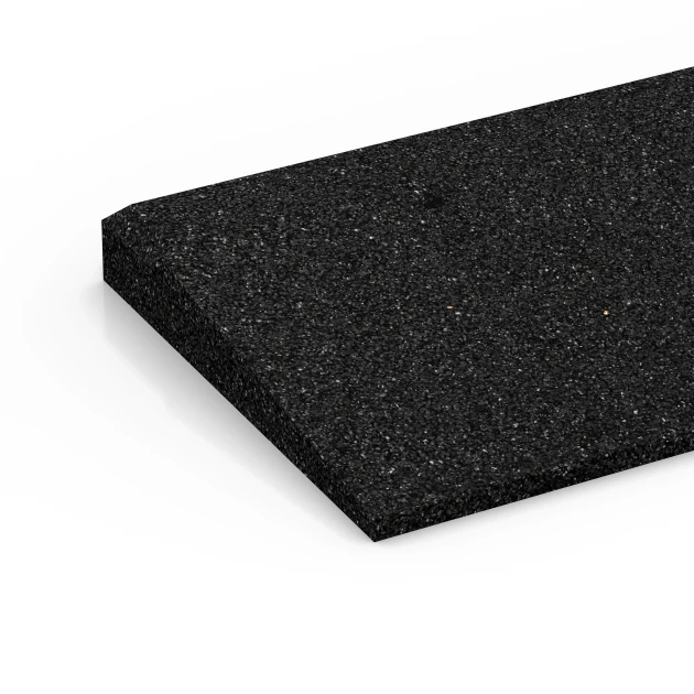 Detailaufnahme der Randausprägung von WARCO-Produkt 6596, Drempelhulp, Format 100 × 25 cm | 1 < 4 cm, Farbe Antraciet.