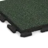 Detailaufnahme der Randausprägung von WARCO-Produkt 1300, Rubberen straattegels Classic, Format 500 x 500 x 40 mm, Farbe Engels Gras.