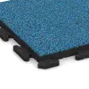 Detailaufnahme der Randausprägung von WARCO-Produkt 1307, Rubberen straattegels Classic, Format 500 x 500 x 40 mm, Farbe Atlantisch.