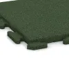Detailaufnahme der Randausprägung von WARCO-Produkt 1261, Hondenkennelplaat, Format 500 x 500 x 30 mm, Farbe Grasgroen.