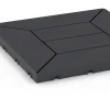Detailaufnahme der Randausprägung von WARCO-Produkt 6346, Cassettepatroon – Vlondertegel, Format 30 x 30 x 2 cm, Farbe Leisteen.