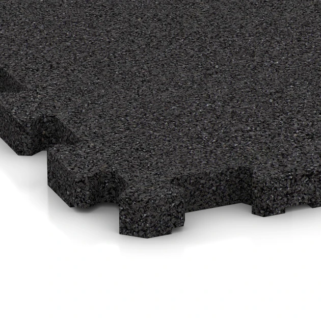 Detailaufnahme der Randausprägung von WARCO-Produkt 5732, Beursvloer-Kliktegel, Format 30,6 x 30,6 x 2 cm | 0,094 m², Farbe Antraciet.