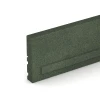Detailaufnahme der Randausprägung von WARCO-Produkt 3786, Rubberen boordsteen, Format 100 × 5 × 25 cm, Farbe Grasgroen.