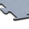 Detailaufnahme der Randausprägung von WARCO-Produkt 6148, Fitness Performance Elite Trainingsvloer, Format 100 x 100 x 1,5 cm | 1,00 m², Farbe Nevelgrijs.