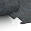 Detailaufnahme der Randausprägung von WARCO-Produkt 3766, Fitness Performance Elite Trainingsvloer, Format 50 x 50 x 1 cm | 0,25 m², Farbe Licht blauw gespikkeld.