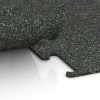 Detailaufnahme der Randausprägung von WARCO-Produkt 3767, Fitness Performance Elite Trainingsvloer, Format 50 x 50 x 1 cm | 0,25 m², Farbe Licht Groen Gespikkeld.