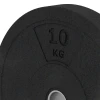 Detailaufnahme der Randausprägung von WARCO-Produkt 6085, Bumper Plate, Format 10 kg | ø 45,4 x 5,85 cm, Farbe Antraciet.
