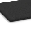 Detailaufnahme der Randausprägung von WARCO-Produkt 6287, Rubberen speelplaatstegels, Format 50 x 50 x 3 cm | 0,25 m², Farbe Antraciet.