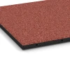 Detailaufnahme der Randausprägung von WARCO-Produkt 6128, Speelplaatstegel – 95 cm, Format 50 x 50 x 3 cm | 0,25 m², Farbe Tomaatrood.
