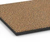 Detailaufnahme der Randausprägung von WARCO-Produkt 6416, Rubberen speelplaatstegel – 90 cm, Format 50 x 50 x 3 cm | 0,25 m², Farbe Terracotta.