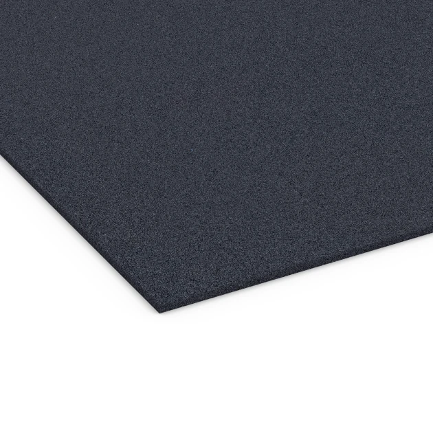 Detailaufnahme der Randausprägung von WARCO-Produkt 6177, Fitness Performance Elite Trainingsvloer, Format 100 × 100 × 1 cm, Farbe Antraciet.