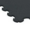Detailaufnahme der Randausprägung von WARCO-Produkt 6377, Fitness Vloerbeschermingsmat, Format 102,5 x 102,5 x 2 cm | 1,05 m², Farbe Antraciet.