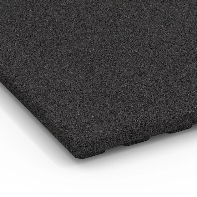Detailaufnahme der Randausprägung von WARCO-Produkt 6387, Stalmat Premium, Format 100 x 100 x 4,5 cm | 1,00 m², Farbe Antraciet.