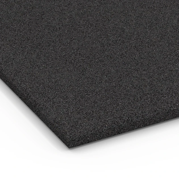 Detailaufnahme der Randausprägung von WARCO-Produkt 6381, Stalmat, Format 100 x 50 x 3 cm | 0,50 m², Farbe Antraciet.