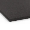 Detailaufnahme der Randausprägung von WARCO-Produkt 6659, Ondervloertegel Kl. 3, Format 104 x 104 x 2,7 cm, Farbe Antraciet.