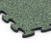 Detailaufnahme der Randausprägung von WARCO-Produkt 6780, Fitness puzzelmat rubber, Format 44,6 x 44,6 x 1,8 cm, Farbe Engels gazon.