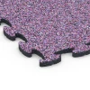 Detailaufnahme der Randausprägung von WARCO-Produkt 6783, Fitness puzzelmat rubber, Format 44,6 x 44,6 x 1,8 cm, Farbe Lavendel.