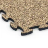 Detailaufnahme der Randausprägung von WARCO-Produkt 6903, Hondensportvloer indoor, Format 44,6 x 44,6 x 1,8 cm, Farbe Rattan.