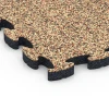 Detailaufnahme der Randausprägung von WARCO-Produkt 6934, Valdempende puzzeltegel, Format 44,6 x 44,6 × 2,8 cm, Farbe Terracotta.