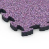Detailaufnahme der Randausprägung von WARCO-Produkt 6846, Fitness Active vloertegel, Format 44,6 x 44,6 × 2,8 cm, Farbe Lavendel.