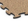 Detailaufnahme der Randausprägung von WARCO-Produkt 6889, Fitness Max vloersysteem, Format 98 x 98 x 2,8 cm, Farbe Terracotta.