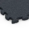 Detailaufnahme der Randausprägung von WARCO-Produkt 6958, Fitness Premium sportvloer, Format 28,9 x 28,9 x 1,8 cm, Farbe Antraciet.
