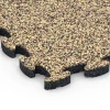 Detailaufnahme der Randausprägung von WARCO-Produkt 6777, Zwembadrand tegels, Format 28,9 x 28,9 x 1,8 cm, Farbe Rattan.