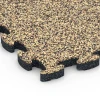 Detailaufnahme der Randausprägung von WARCO-Produkt 6822, Steentapijt kliktegel, Format 28,9 x 28,9 x 1,8 cm, Farbe Rattan.