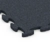 Detailaufnahme der Randausprägung von WARCO-Produkt 6960, Fitness Premium sportvloer, Format 45,9 x 45,9 x 1,8, Farbe Antraciet.