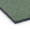 Detailaufnahme der Randausprägung von WARCO-Produkt 7134, Fitnessvloer voor buiten, Format 60 x 60 x 3 cm | 0,36 m², Farbe Engels gazon.