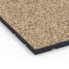 Detailaufnahme der Randausprägung von WARCO-Produkt 7140, Fitnessvloer voor buiten, Format 60 x 60 x 3 cm | 0,36 m², Farbe Rattan.