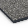 Detailaufnahme der Randausprägung von WARCO-Produkt 7141, Fitnessvloer voor buiten, Format 60 x 60 x 4 cm | 0,36 m², Farbe Donkergrijs graniet.