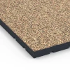Detailaufnahme der Randausprägung von WARCO-Produkt 7144, Fitnessvloer voor buiten, Format 60 x 60 x 4 cm | 0,36 m², Farbe Terracotta.