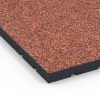 Detailaufnahme der Randausprägung von WARCO-Produkt 7145, Fitnessvloer voor buiten, Format 60 x 60 x 4 cm | 0,36 m², Farbe Etna.