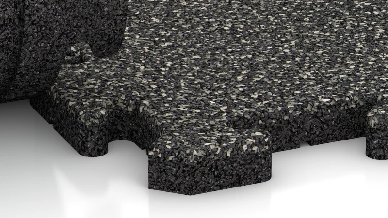 Puzzelverbinding met subtiel afgeronde afschuining