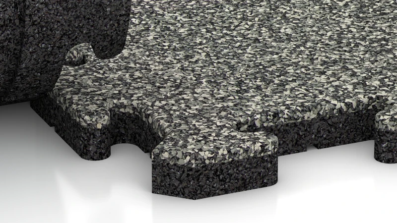 Puzzelverbinding met subtiel afgeronde afschuining