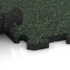 Großaufnahme vom Verbindungssystem von WARCO-Boden 2623 - Buiten vlondertegel im Farbdesign Engels Gras. Abmessungen 500 x 500 x 30 mm.