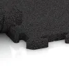 Großaufnahme vom Verbindungssystem von WARCO-Boden 2773 - Buiten vlondertegel im Farbdesign Anthraciet. Abmessungen 500 x 500 x 30 mm.