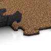 Großaufnahme vom Verbindungssystem von WARCO-Boden 0128 - Zwembadrandtegel im Farbdesign Terra Cotta. Abmessungen 500 x 500 x 18 mm.