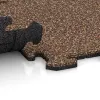 Großaufnahme vom Verbindungssystem von WARCO-Boden 0129 - Zwembadrandtegel im Farbdesign Schors & Bast. Abmessungen 500 x 500 x 18 mm.