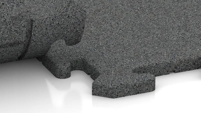 Puzzelverbinding met subtiel afgeronde afschuining