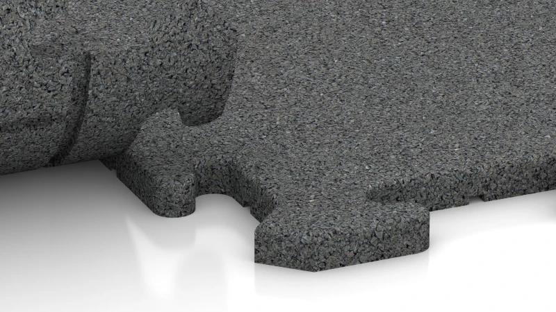 Puzzelverbinding met subtiel afgeronde afschuining